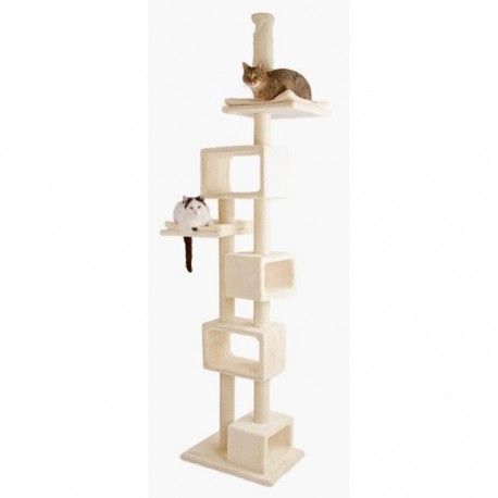 Kerbl Arbre A Gratter Capella Xl Pour Chat 57x40x240 260cm Beige