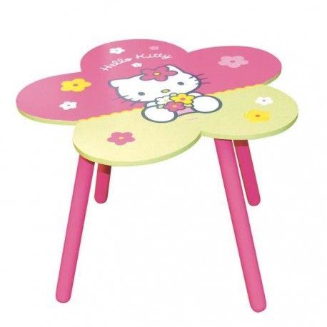 Hello Kitty Table Bois Fleur Cijep