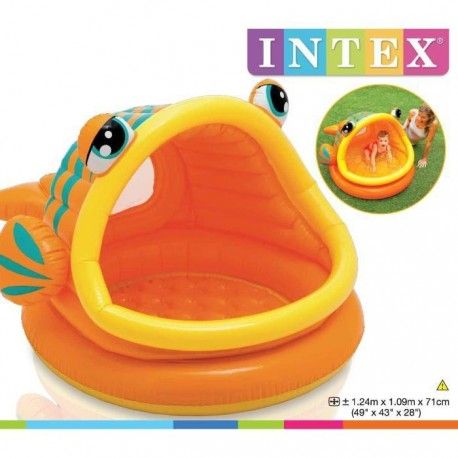 Intex Piscine Gonflable Bebe Enfant Pataugeoire Poisson Exotique 1