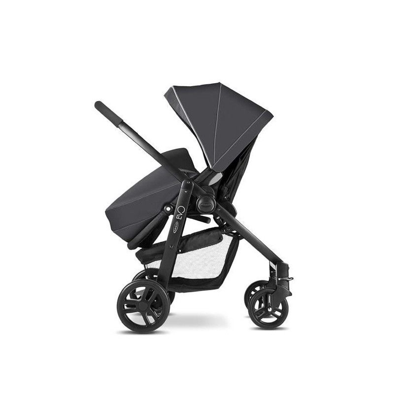 poussette graco evo duo charcoal