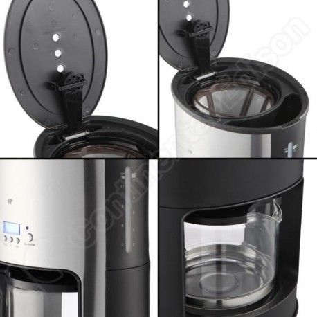 Cafetiere filtre programmable Inox - Continental E