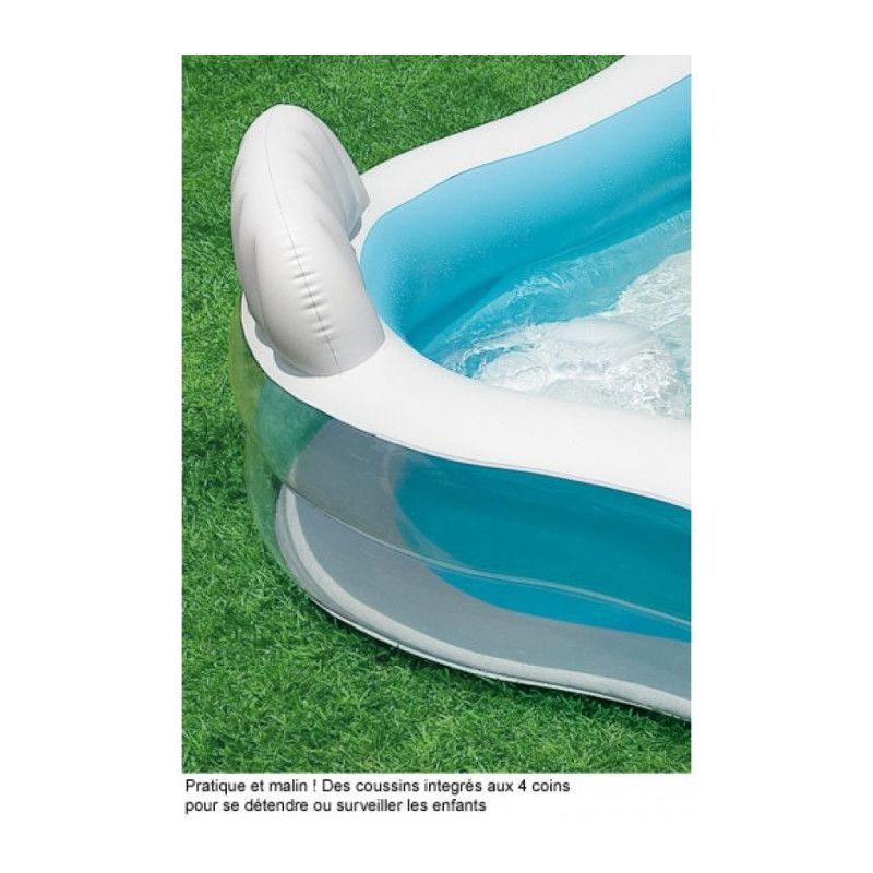 Intex Piscine Gonflable Avec 4 Sieges Pour Enfant Et