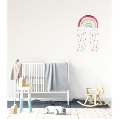 Naf Naf Stickers Rainbow Decoration Chambre Bebe