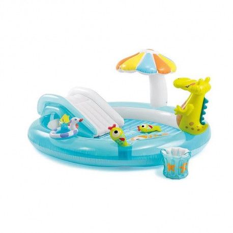 Intex Piscine Enfant Aire De Jeux Aquatique Aligator