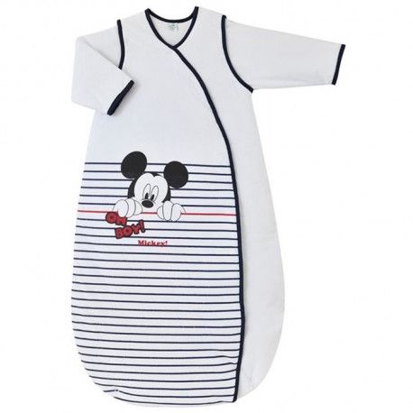 Mickey Gigoteuse A Manches Disney Baby Marine Et