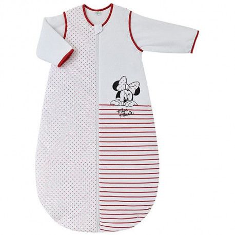 Minnie Gigoteuse A Manches Disney Baby Rouge Et Blanc